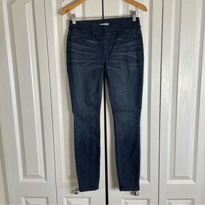 Eileen Fisher Pull on Skinny Jeggings Pants Women’s 2 Petite Blue Organic Cotton